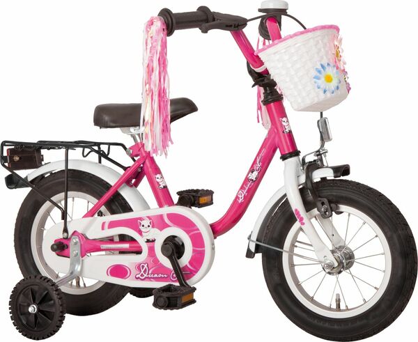 Bild 1 von Bachtenkirch Kinderfahrrad Dream Cat 12 Zoll purpur/weiß