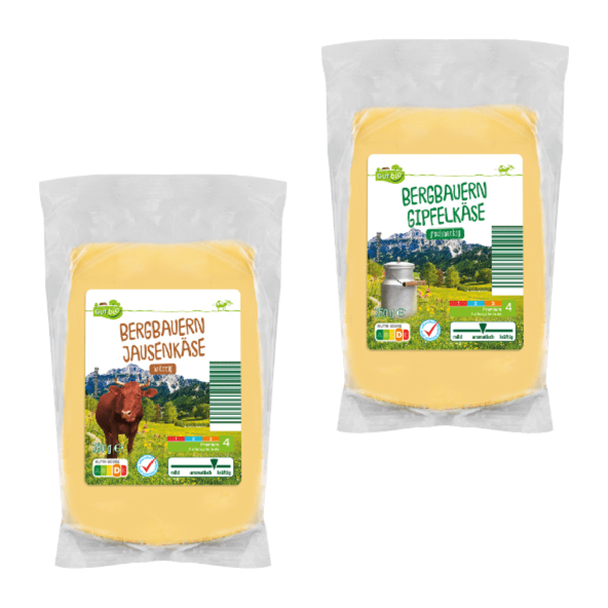 Bild 1 von GUT BIO Bio-Bergbauernkäse 250g