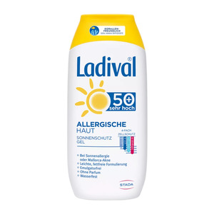 Ladival Allergische Haut Sonnenschutz Gel LSF 50+ 200 ml