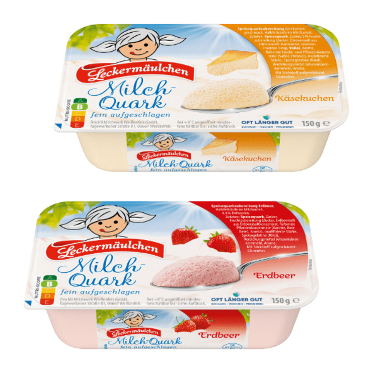 Bild 1 von LECKERMÄULCHEN Milchquark 150g