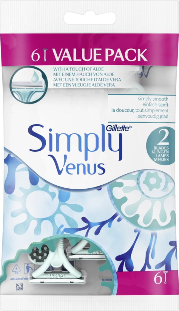 Bild 1 von Gillette Venus Simply Venus 2 Einwegrasierer