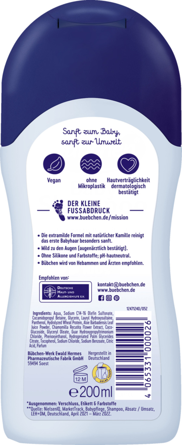 Bild 2 von Bübchen Baby Shampoo