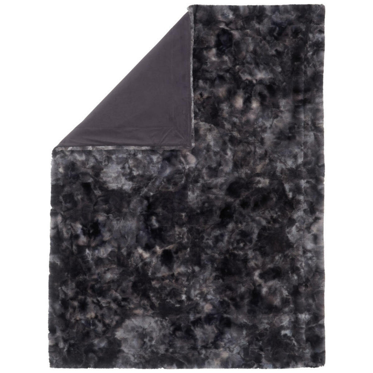 Bild 1 von Novel Felldecke 150/200 cm dunkelgrau , Claud , Textil , Uni , 150x200 cm , Fleece , 003600000201