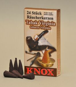 KNOX Räucherkerzen - Tabak Virginia
, 
24 Stück