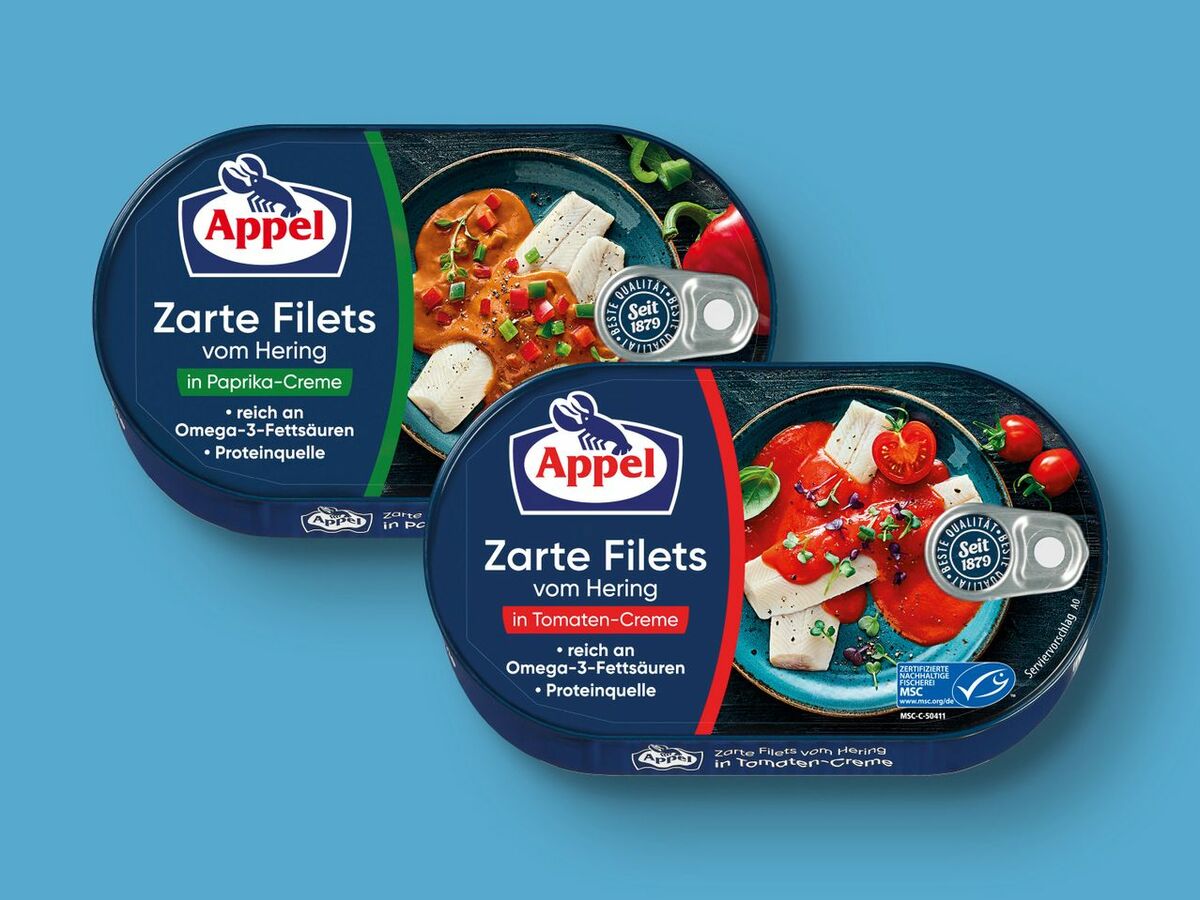 Bild 1 von Appel Zarte Filets vom Hering, 
         200 g