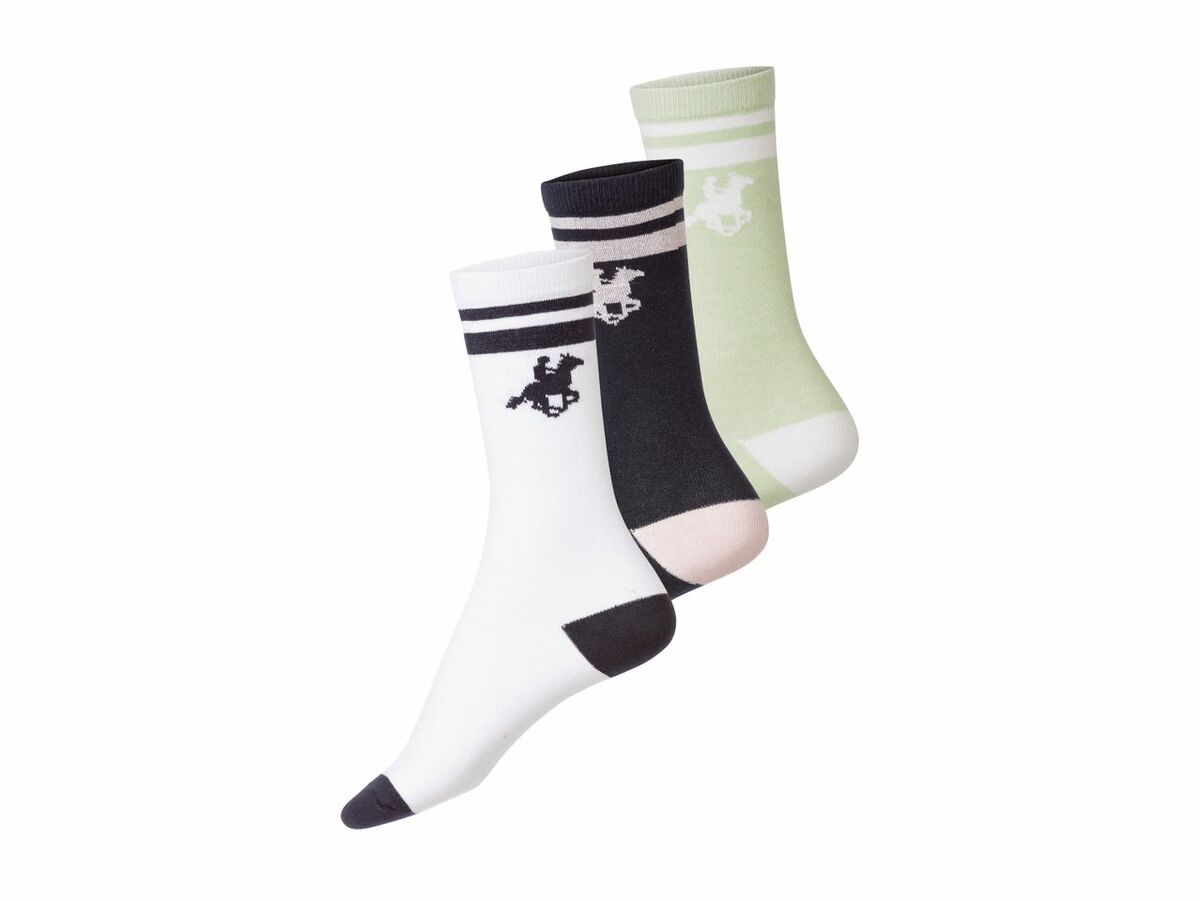 Bild 1 von esmara x U.S. Grand Polo 3 Paar Damen Socken, 
         3 Paar