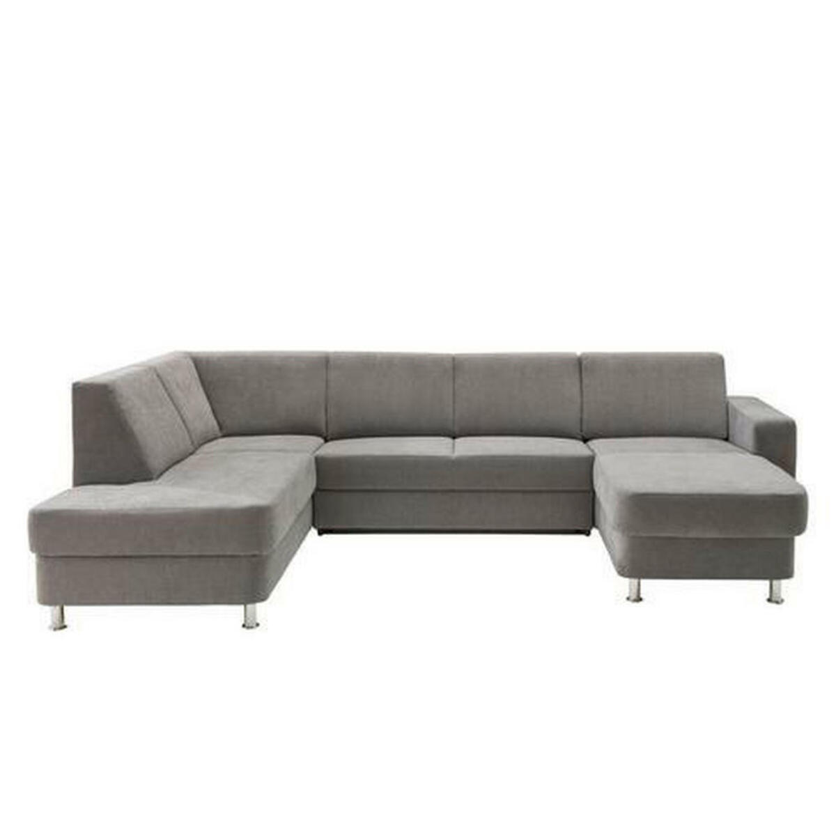 Bild 1 von Xora Wohnlandschaft inkl.funktionen grau chenille , 7435 , Textil , 7-Sitzer , Chenille , Typenauswahl, Fußauswahl, Stoffauswahl, Armteilvarianten, Sitzqualitäten, seitenverkehrt erhältlich , 0025