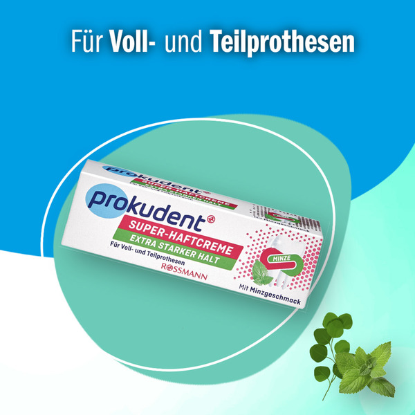 Bild 2 von Prokudent Super-Haftcreme Minze extra stark