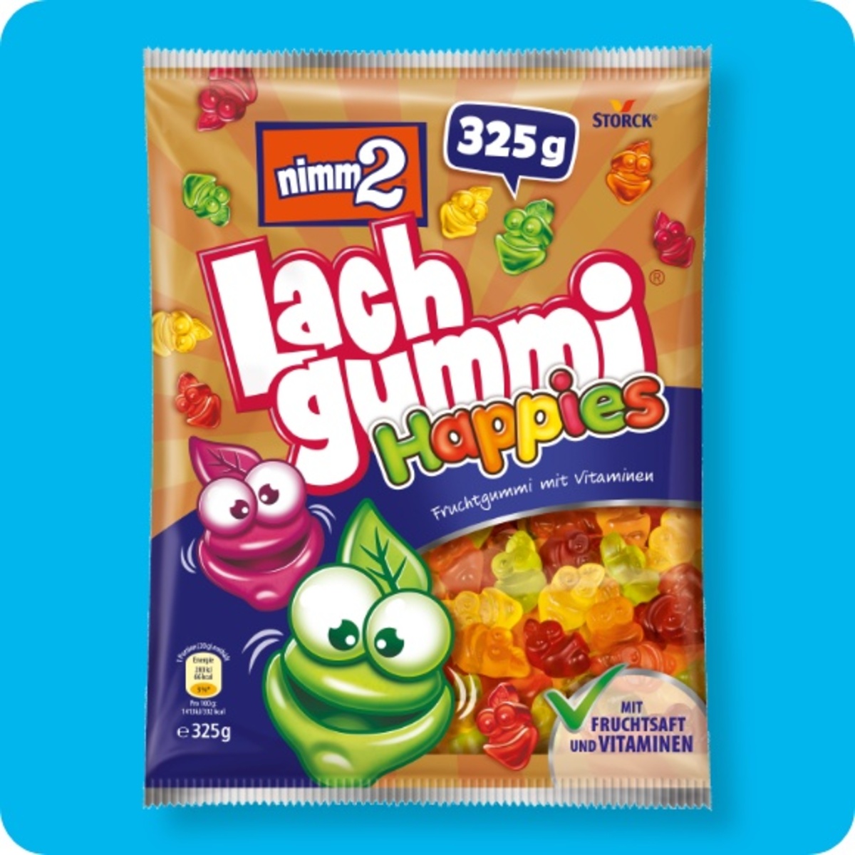 Bild 1 von STORCK® nimm2® 
Lachgummi oder Softies, Happies