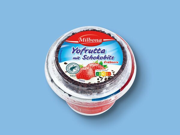 Bild 1 von Milbona Yofrutta mit Schokobits Quark, 
         200 g