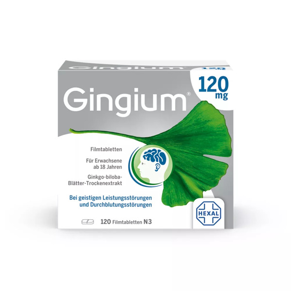 Bild 1 von Gingium 120 mg Filmtabletten 120 St