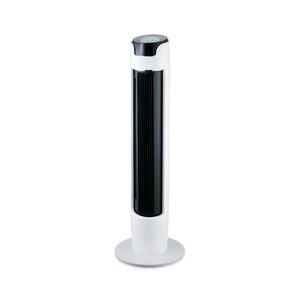 Turmventilator weiß/schwarz 110 cm