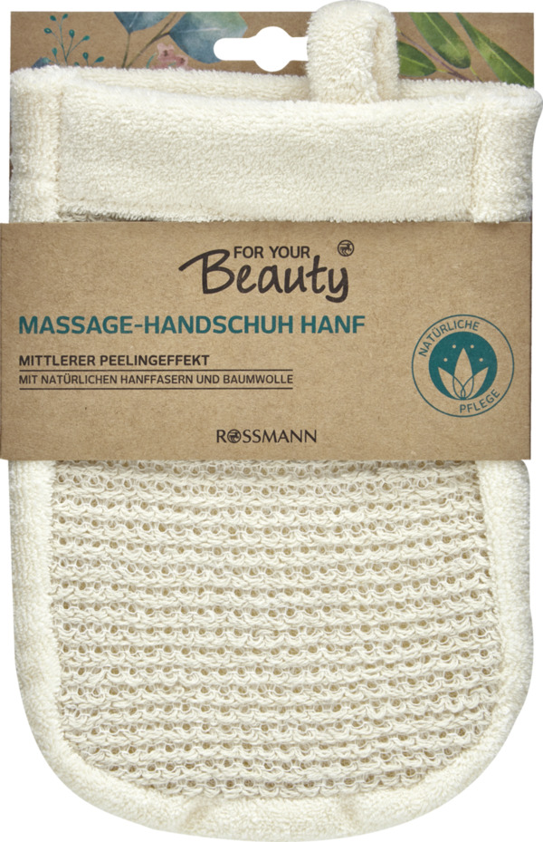 Bild 1 von for your Beauty Massage-Handschuh Hanf