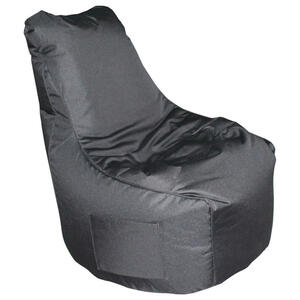 XXXLutz Sitzsack schwarz , Pesaro , Textil , 330 L , 65x95x75 cm , Indoor, Reißverschluss , 000277002413