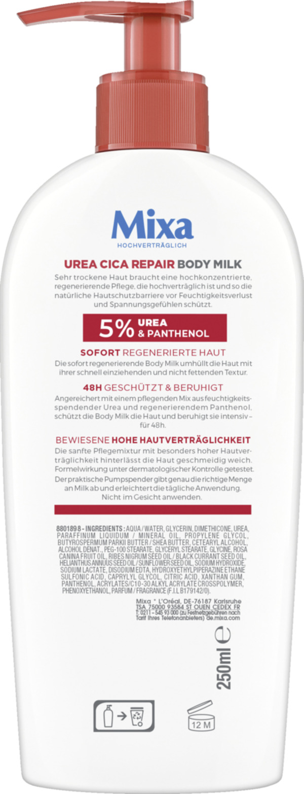 Bild 2 von Mixa Urea Cica Repair Body Milk