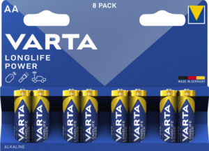 Varta High Energy AA Alkaline Batterien 8-er Pack