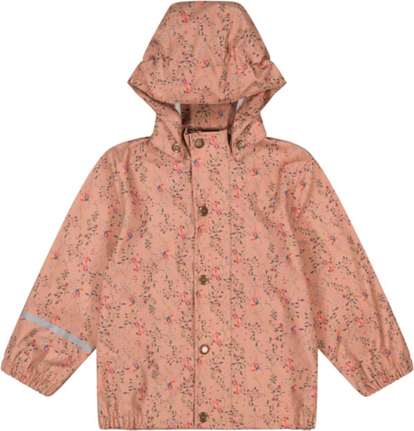 Bild 1 von Mikk-Line Regenjacke mit Blumen-Muster, rosa, Gr. 86/92