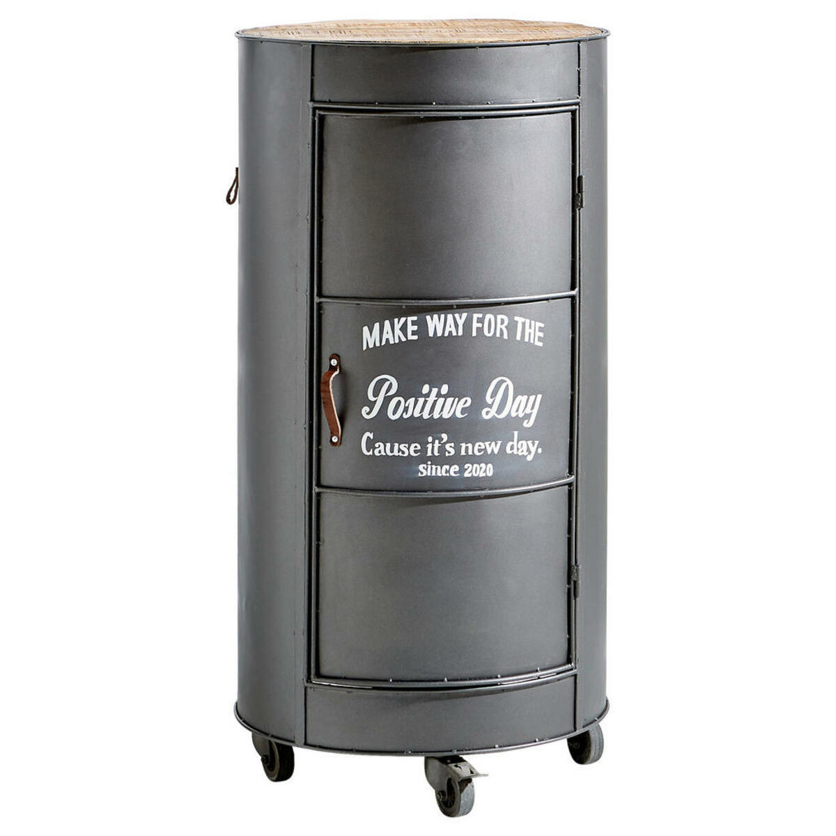 Bild 1 von Landscape Barelement mangoholz massiv natur anthrazit , Bob , Holz, Metall , 60x120x60 cm , lackiert,Natur,Echtholz , 002766003001