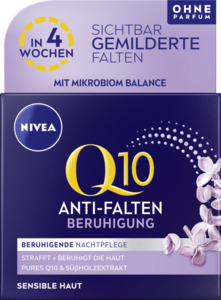NIVEA Q10 Power Anti-Falten + Beruhigung Nachtpflege Sensitiv