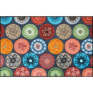 Esposa Fußmatte 115/175 cm graphik multicolor , Coralis 061205 , Textil , 115x175 cm , rutschfest, für Fußbodenheizung geeignet , 004336018160