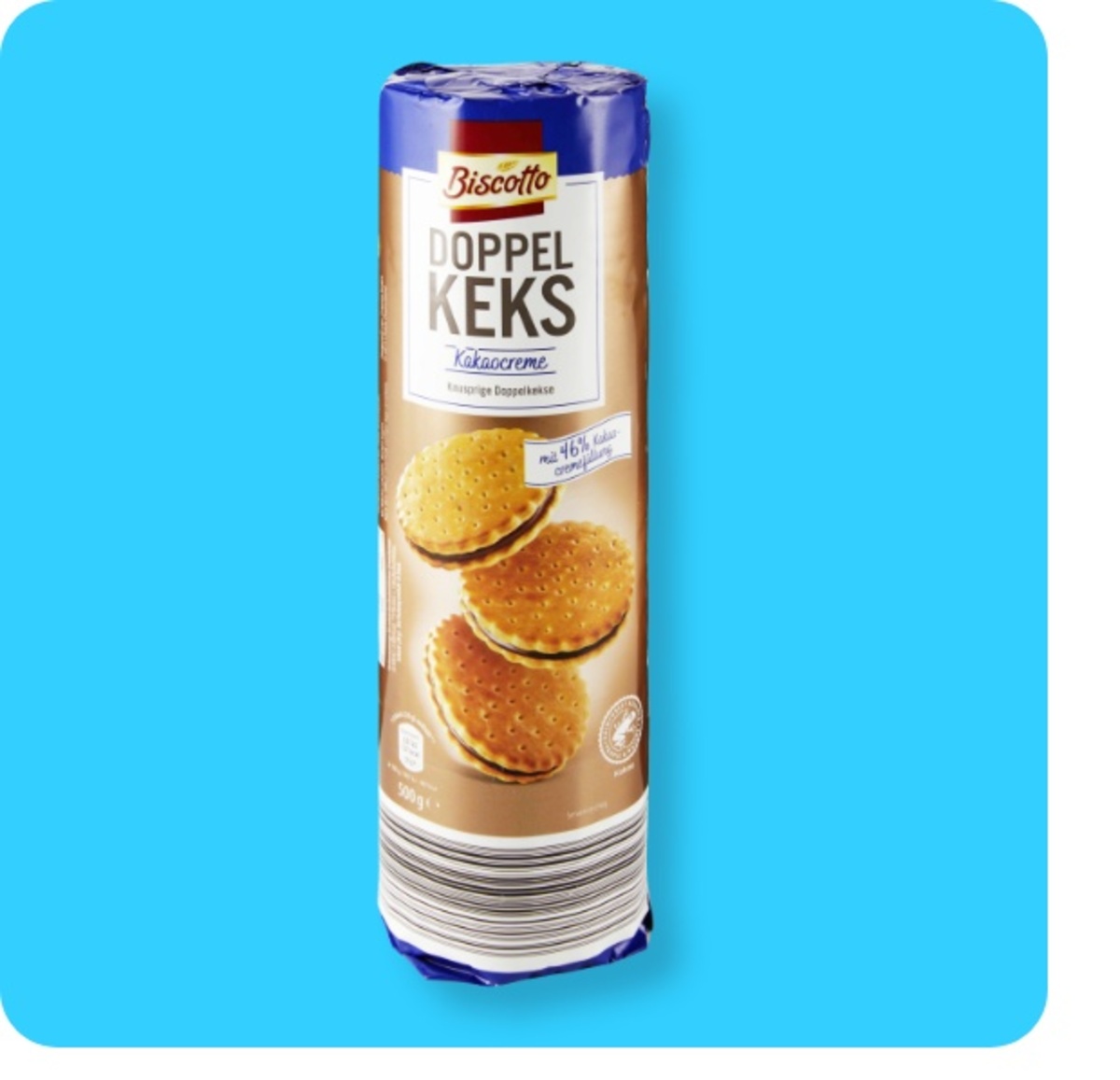 Bild 1 von BISCOTTO Doppelkeks, Kakao Rainforest Alliance-zertifiziert