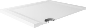 Breuer Flat Line Design Quadratduschwanne 90 x 90, Mineralguss, weiß