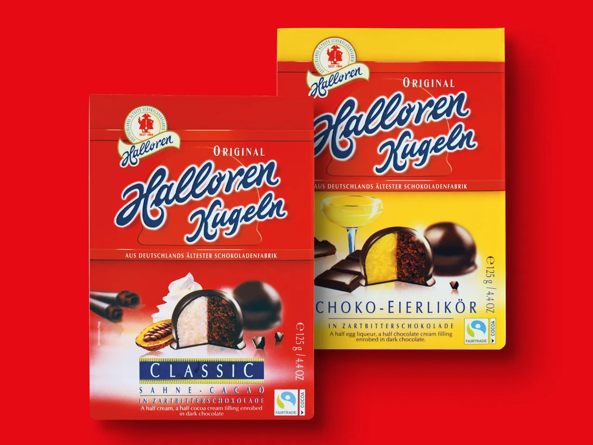 Bild 1 von Original Halloren Kugeln, 
         125 g