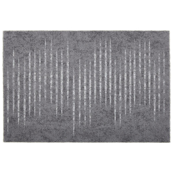 Bild 1 von Esposa Fußmatte 60/90 cm streifen grau, hellgrau, dunkelgrau , Cleanfix , Textil , 60x90 cm , 001250078892