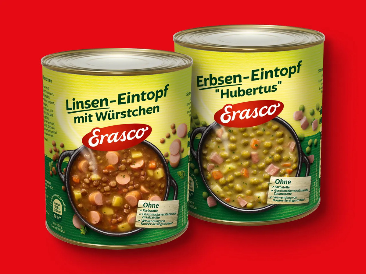 Bild 1 von Erasco Eintöpfe, 
         800/750 g