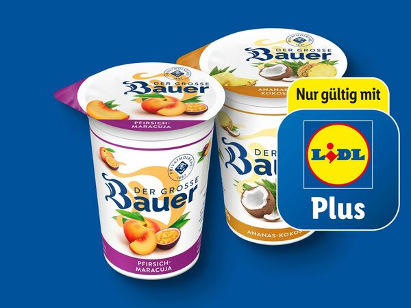 Bild 1 von Der Große Bauer Joghurt, 
         250/225 g