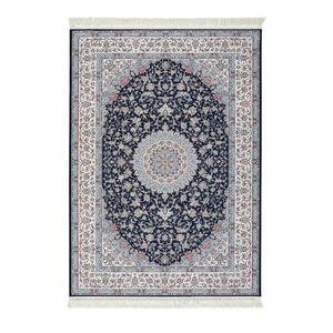 Esposa Webteppich 200/290 cm blau, multicolor , Nain , Textil , Ornament , 200x290 cm , glänzend , 004079039872