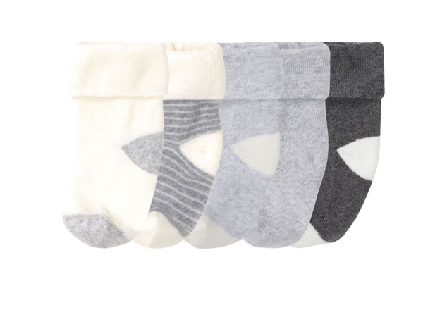 Bild 1 von LUPILU® Baby Thermosocken Jungen, 5 Paar, Umschlagbund, 
         5-PCE