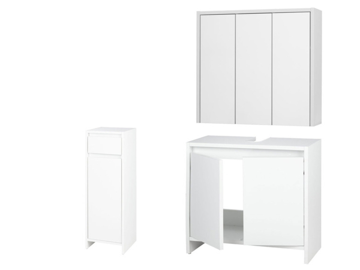 Bild 1 von LIVARNO home Badmöbel-Set »Oslo« weiß (3-teilig)