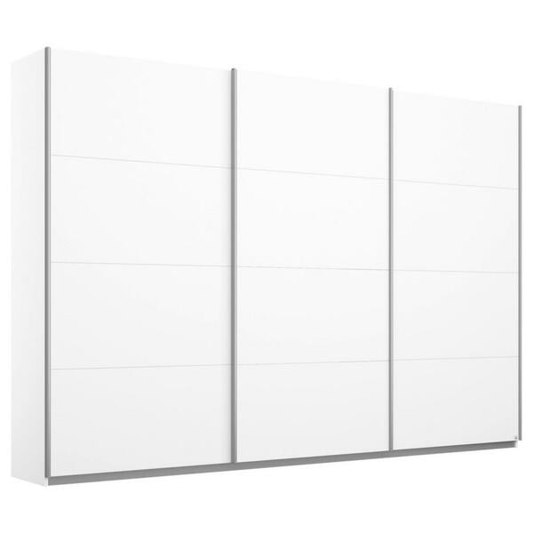 Bild 1 von MID.YOU Schwebetürenschrank 3-türig weiß , Belluno 271 CM Weiss , Holzwerkstoff , 271x210x62 cm , bedruckt,Nachbildung , 000380067411