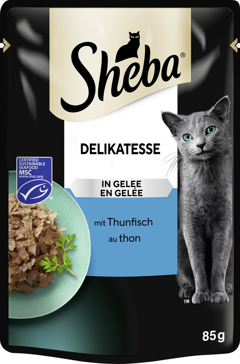 Bild 1 von Sheba Delikatesse in Gelee mit Thunfisch 85G