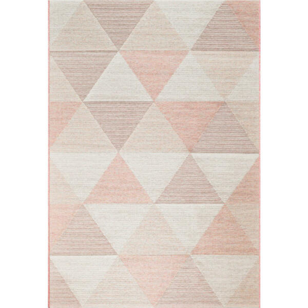 Bild 1 von Novel Webteppich 200/290 cm rosa, weiß, hellrosa , Amalfi , Textil , Graphik , 200x290 cm , Flachgewebe , für Fußbodenheizung geeignet, in verschiedenen Größen erhältlich , 003527013172