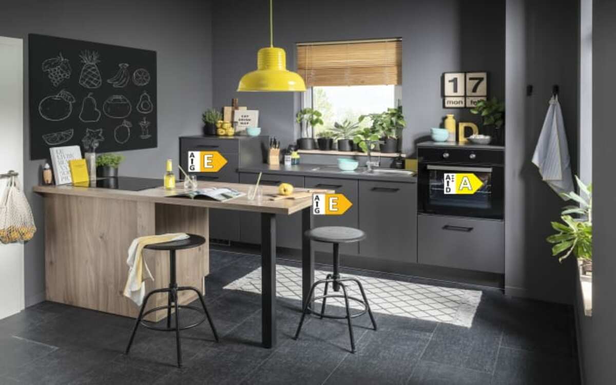 Bild 4 von Impuls - Einbauküche IP 3150/IP 2200, graphit, inkl. Elektrogeräte