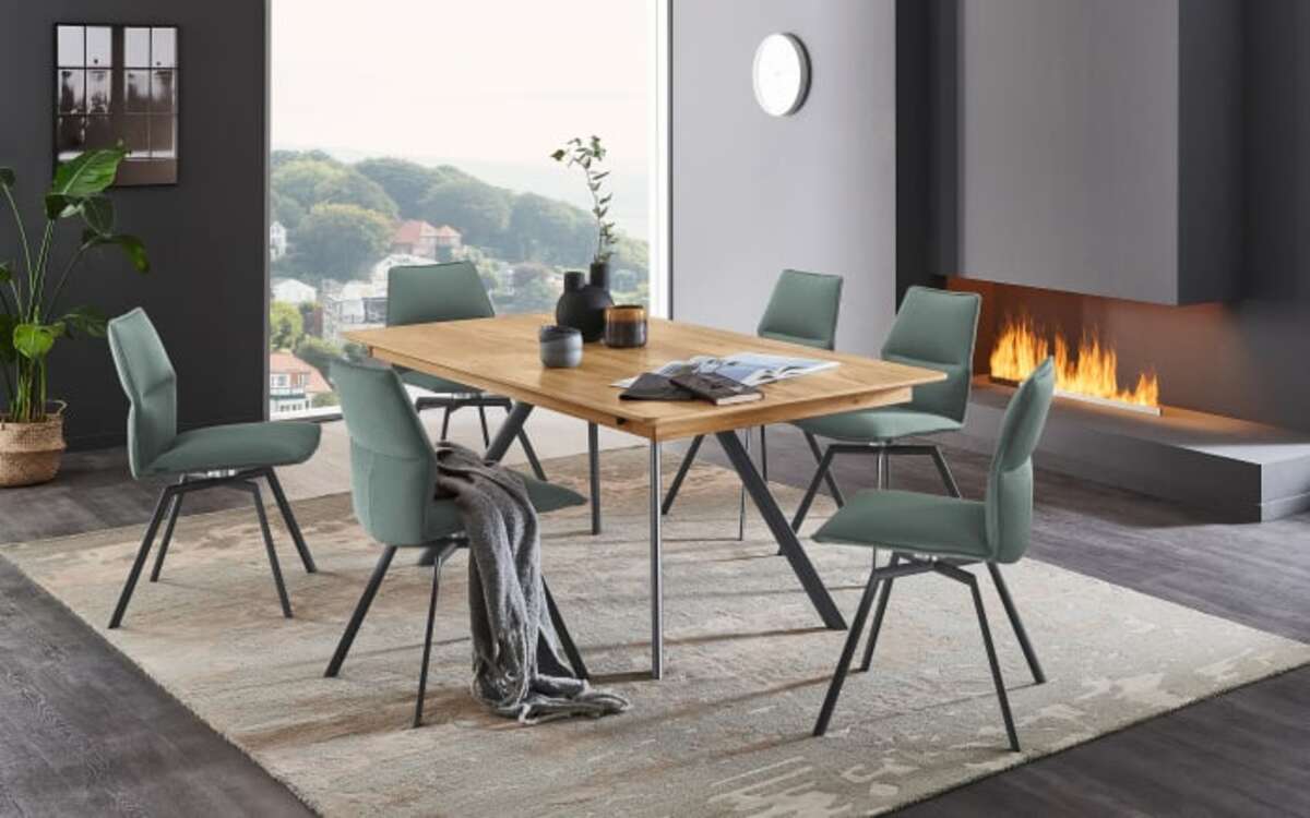 Bild 4 von Stuhl Carola, hellgrün, inkl. Drehfunktion