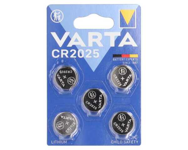 Bild 1 von Batterie VARTA Knopfzelle 5er CR2025