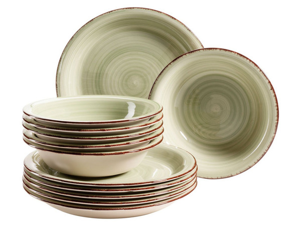 Bild 3 von MÄSER Serie Lumaca, Tafelservice 12-tlg, Keramik Geschirr-Set für 6 Personen