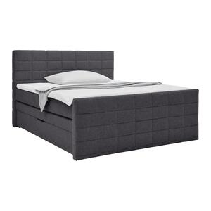 Boxspringbett Damon Schwarz ca. 160x200cm, Schwarz