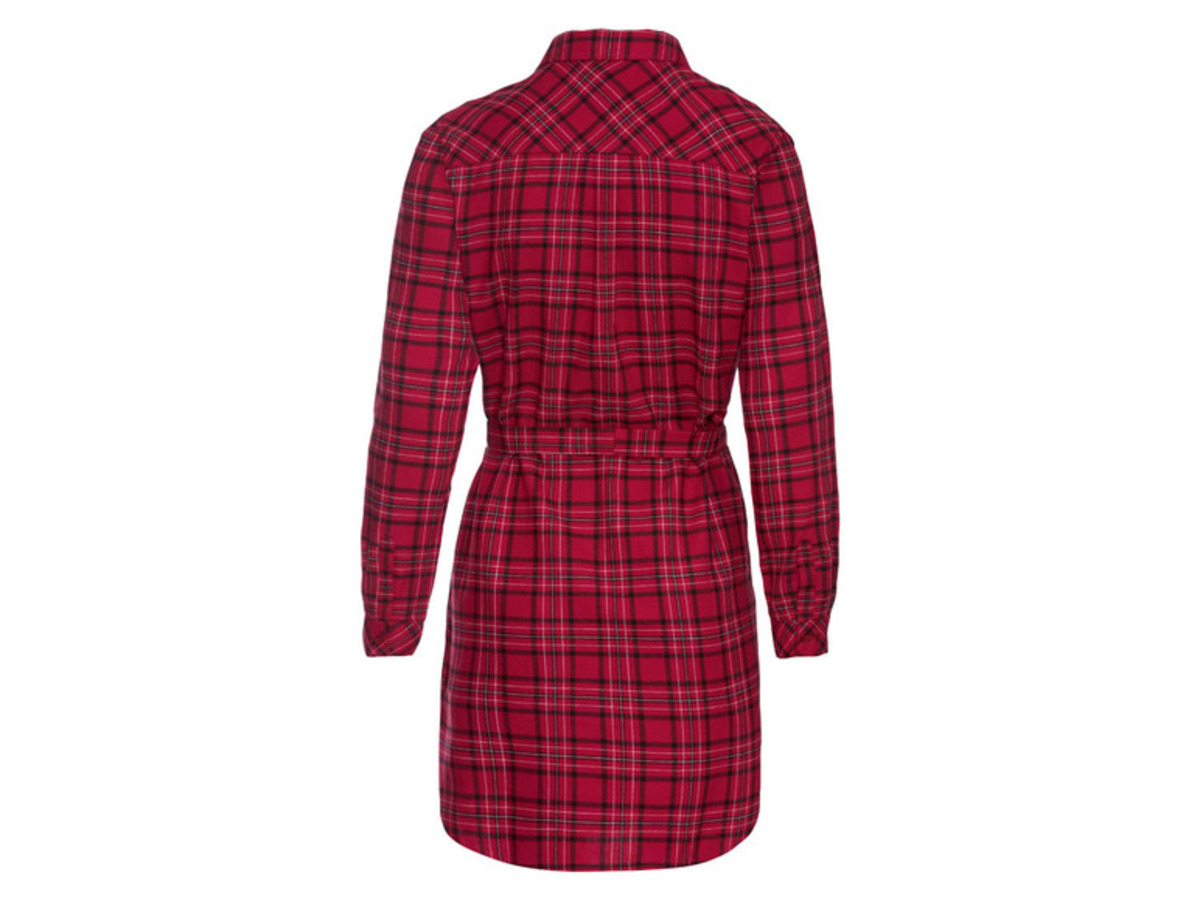 Bild 2 von esmara® Damen Longbluse Flanell, mit aufgesetzter Brusttasche