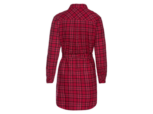 Bild 2 von esmara® Damen Longbluse Flanell, mit aufgesetzter Brusttasche