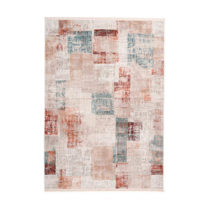XXXLutz Vintage-teppich 200/300 cm grau, rosa , 8Loee-200-300 , Textil , Used look , 200x300 cm , 005937008072
