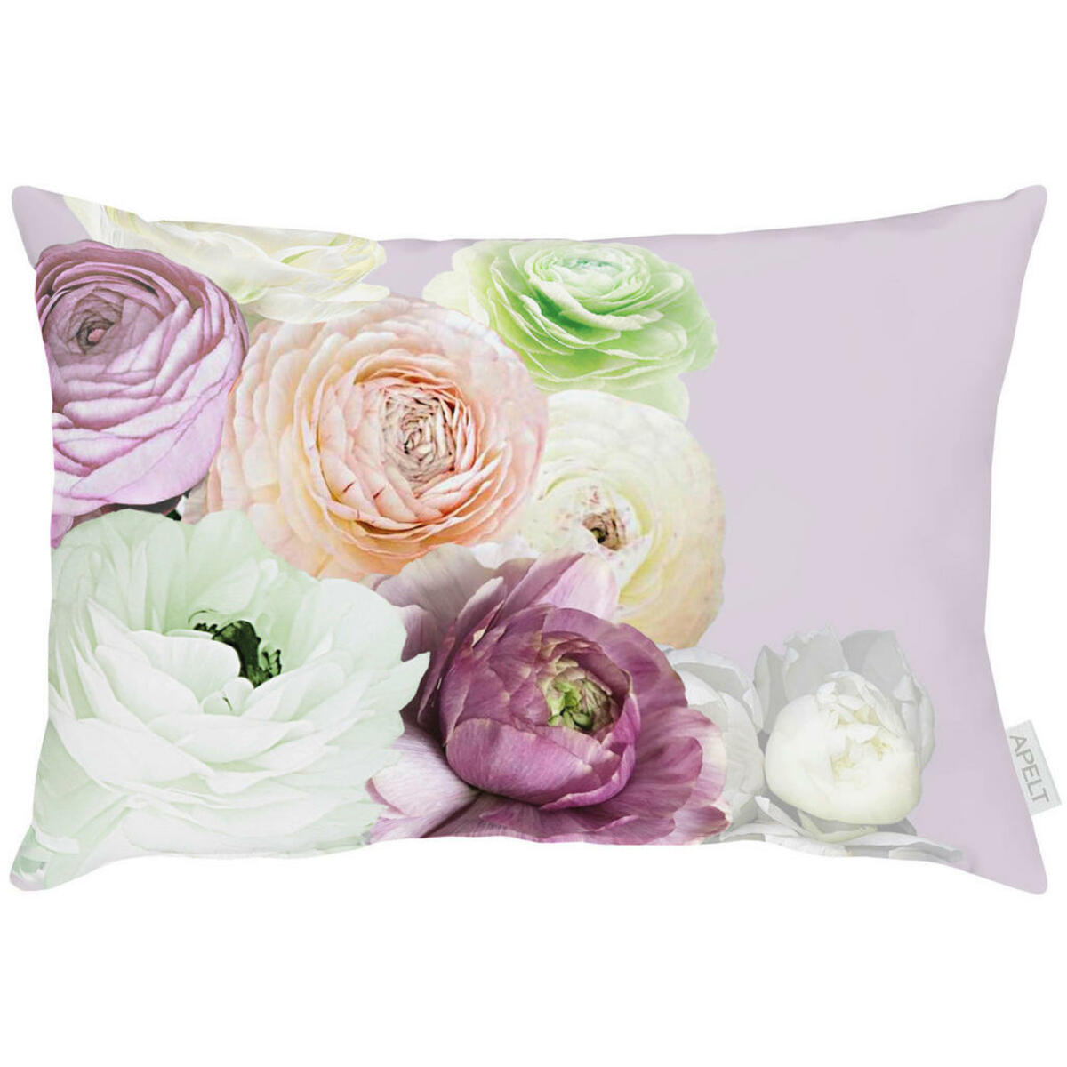 Bild 1 von Novel Zierkissen, Textil, Rose, Füllung: Vlies,Vlies, 33x45 cm, Oeko-Tex® Standard 100, Wohntextilien, Kissen, Dekokissen