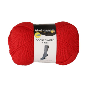 Schachenmayr Sockenwolle SMX 100 g rot