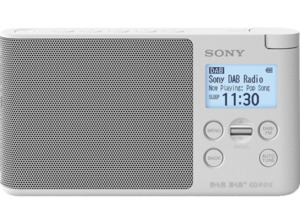 SONY XDR-S41D Radio, PLL-Synthesizer, FM, DAB, DAB+, Weiß
