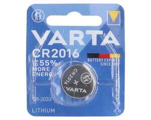 Batterie VARTA Knopfzelle 1er CR2016
