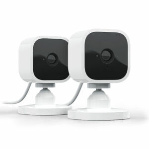 Blink Mini 2-Kamera-System [Full-HD, W-LAN, Indoor, Nachtsicht, 2-Wege Audio]