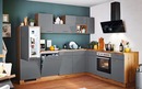 Bild 1 von Express Küchen - Einbauküche Win, matt anthrazit, inkl. Elektrogeräte